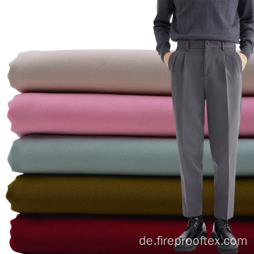 Feuerfestes Baumwollpolyester gemischt Twill elastischer Stoff